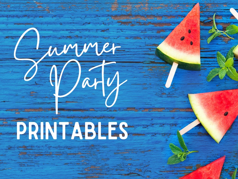Summer Celebration printables