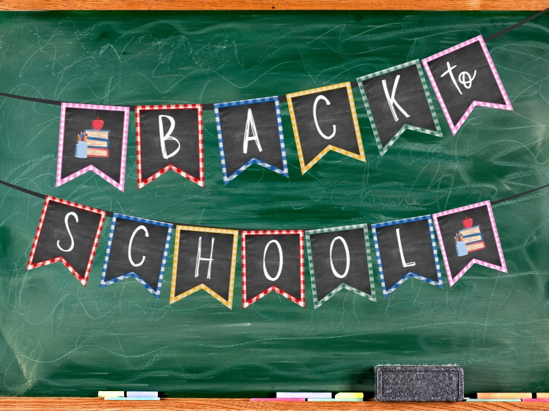 printable Back to school banner and&nbsp;decor