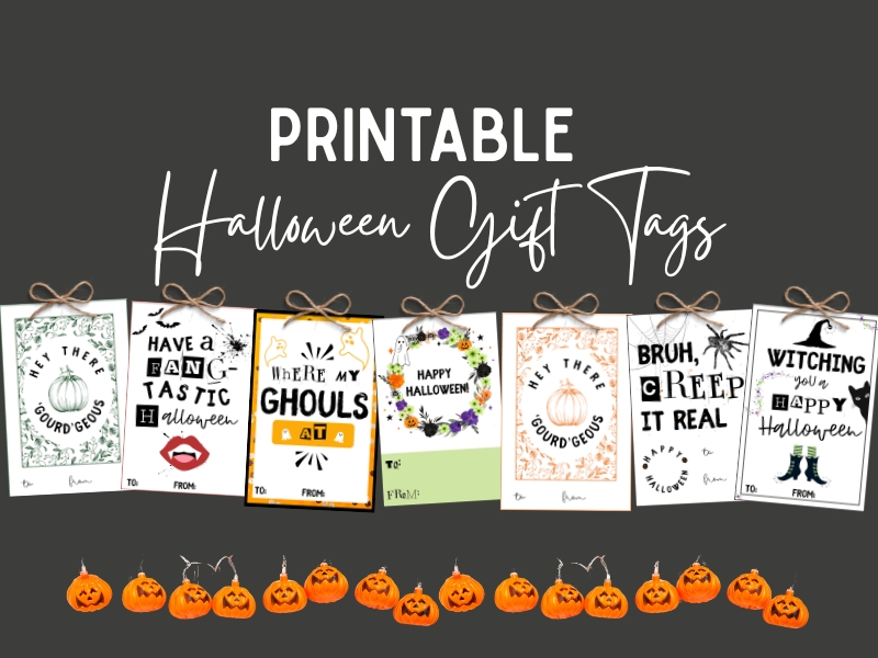 Halloween Gift Tag&nbsp;Printables