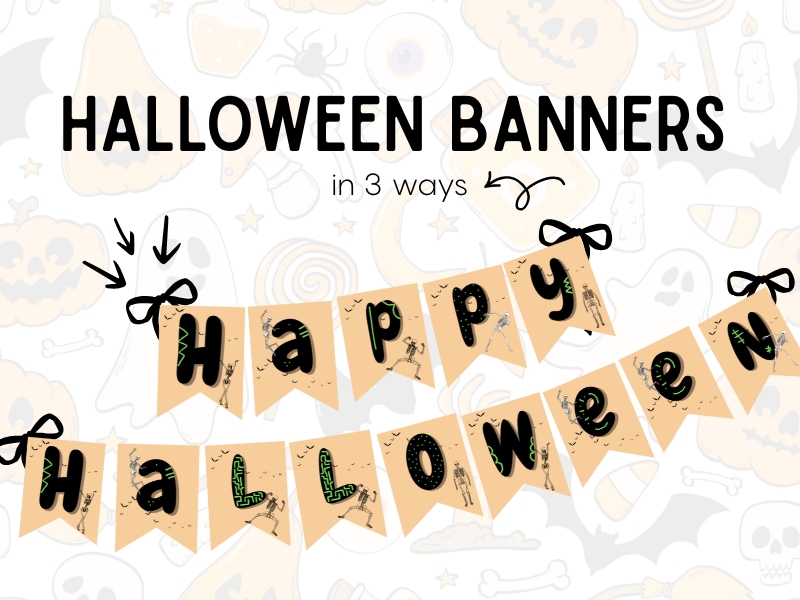 Printable Happy Halloween&nbsp;Banner