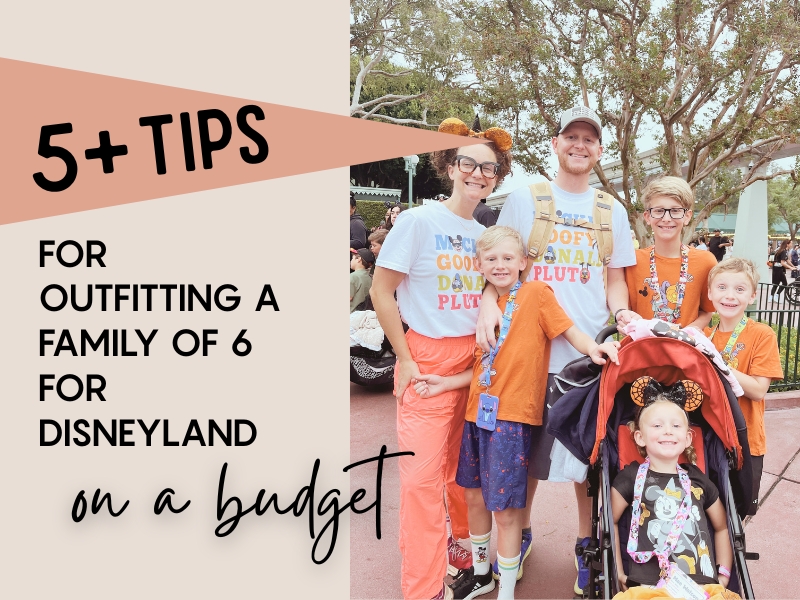 5+ Tips for outfitting a family of 6 for disneyland on a&nbsp;Budget
